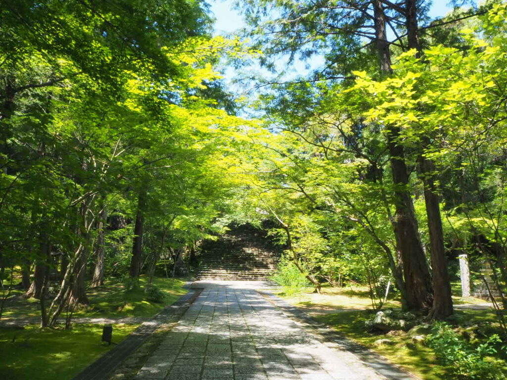 竹林寺の境内の写真