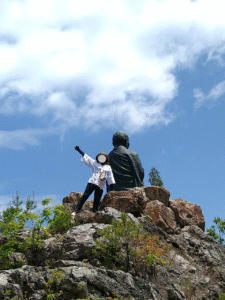 四国巡礼21番札所にある舎心ヶ嶽の写真